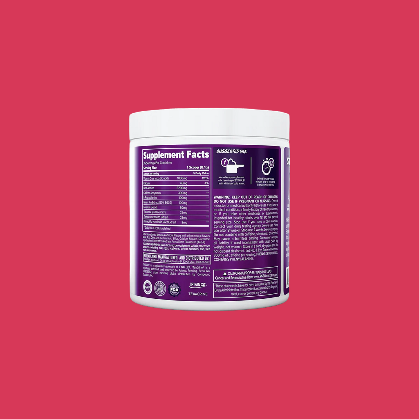 Finaflex Stimul8 35 Servicios Pre Workout Sabor Watermelon